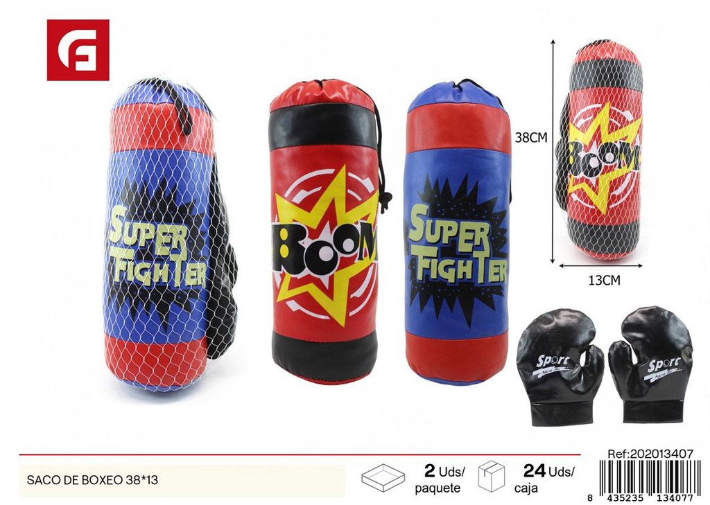 Saco de boxeo 38x13 cm - Equipos de deportes y entrenamiento