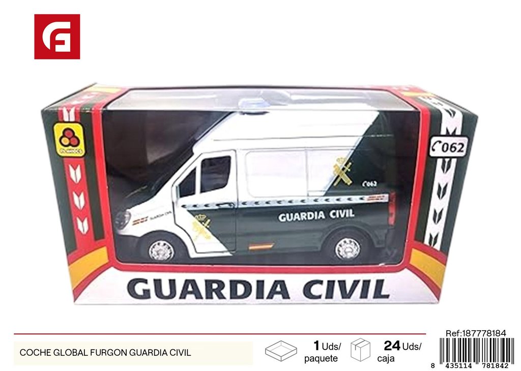 Coche global furgón guardia civil - Modelos de vehículos de juguete