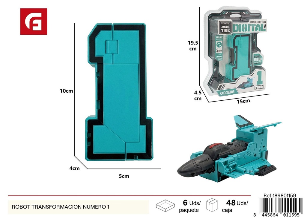 Robot transformación número 1 - Juguetes transformables y diversión