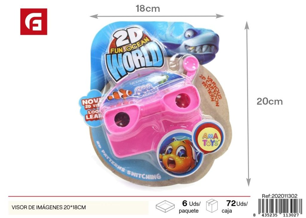 Visor de imágenes 20x18 cm - Juguete educativo para exploración