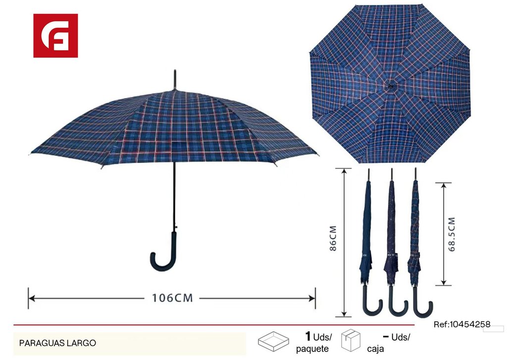 Paraguas largo - Artículos de lluvia