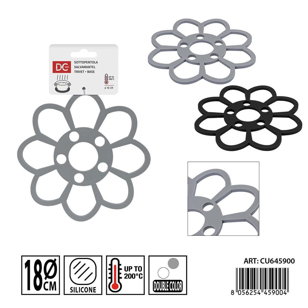 Salvamantel forma flor 18x18 cm - Accesorios para cocina