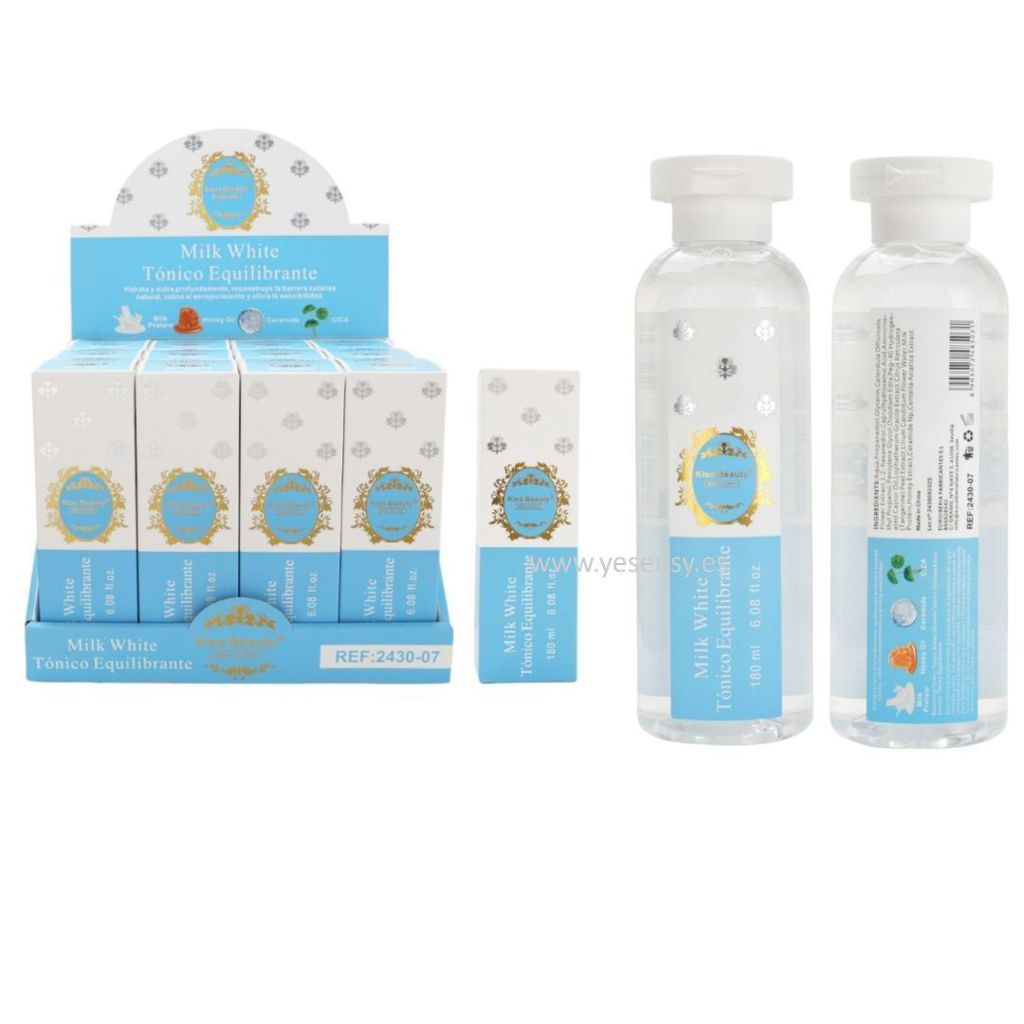 TONICO MILK WHITE 180 ml K.BEAUTY - Equilibrio y frescura para la piel