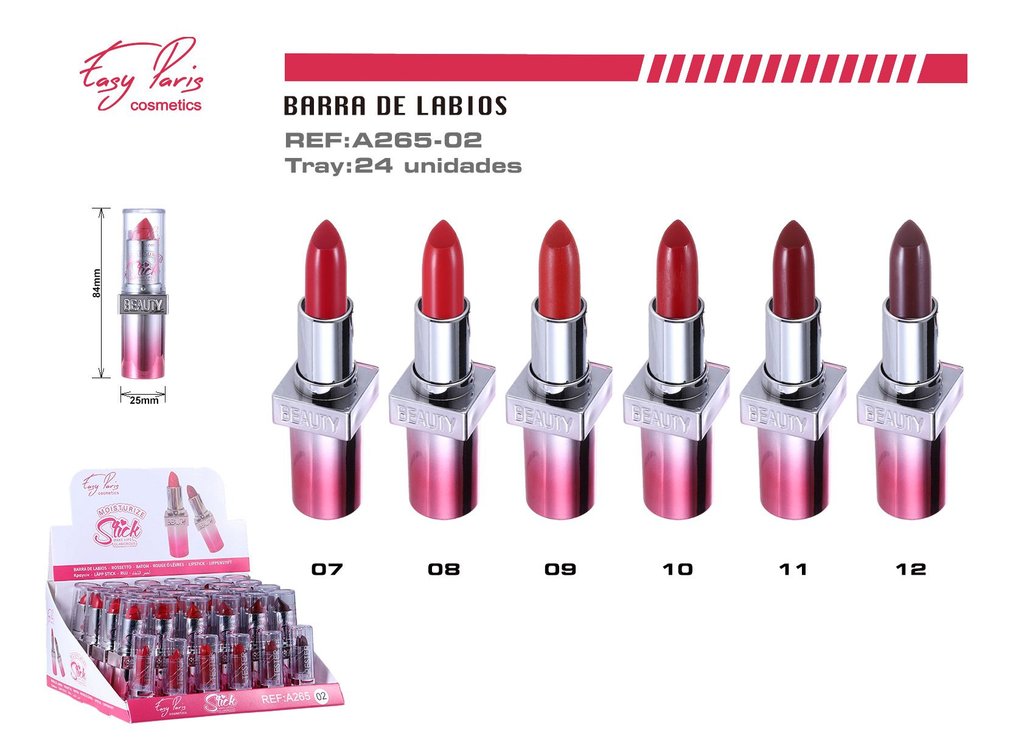 Lápiz labial hidratante 24/u - Labiales clásicos