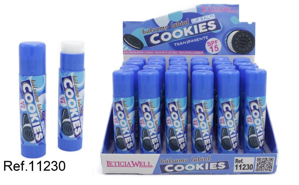 Bálsamo labial Cookies con SPF15 24/u - Productos de protección labial