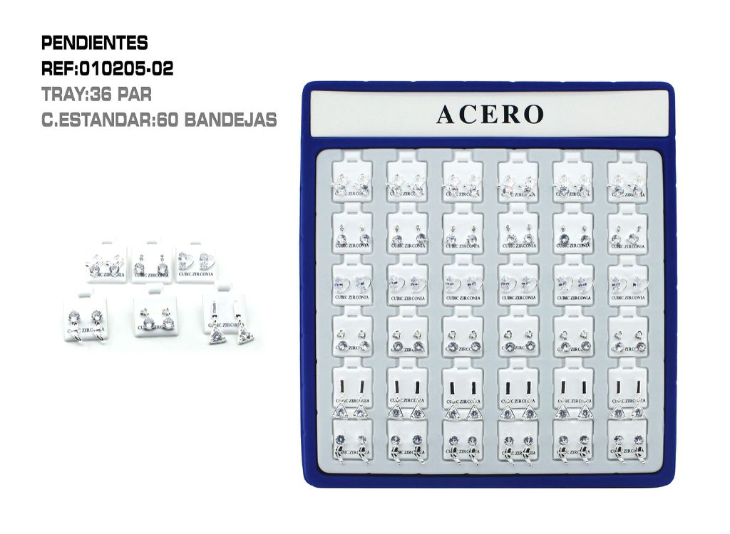 Pack de pendientes variados 36 unidades - Accesorios de bisutería