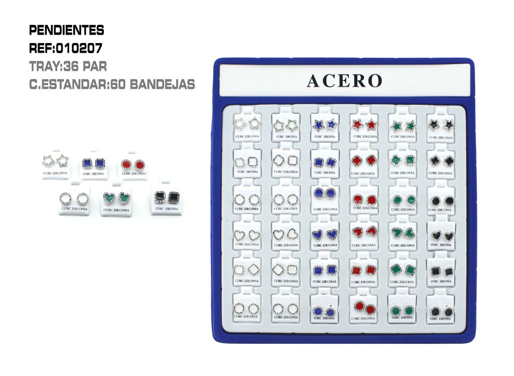 Pack de pendientes variados 36 unidades - Accesorios de bisutería