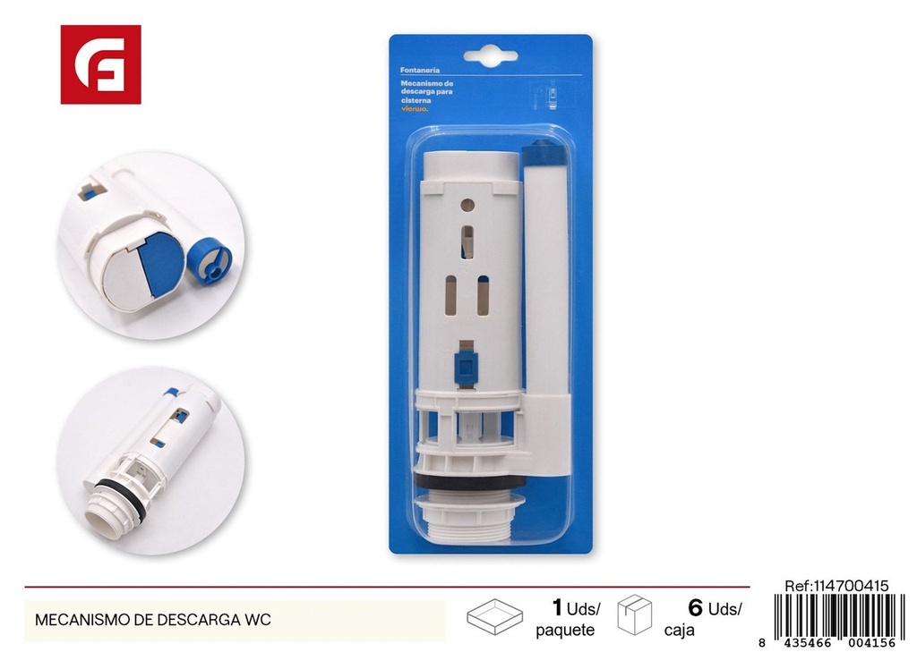 Mecanismo de descarga WC - Accesorios de fontanería