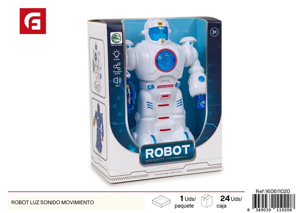 Robot de luz y sonido con movimiento - Juguetes