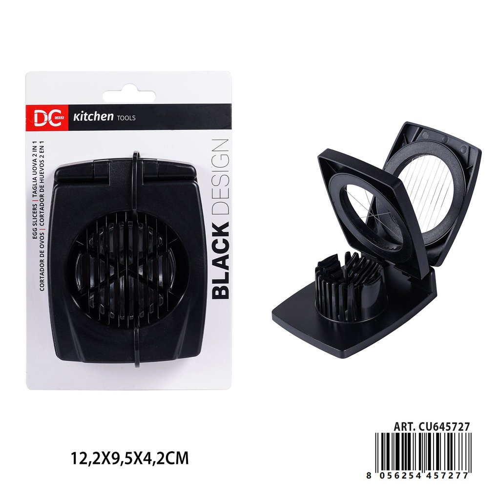 Cortador de huevos 2 en 1 12.2X9.5X4.2 cm DC CASA - Utensilios de cocina