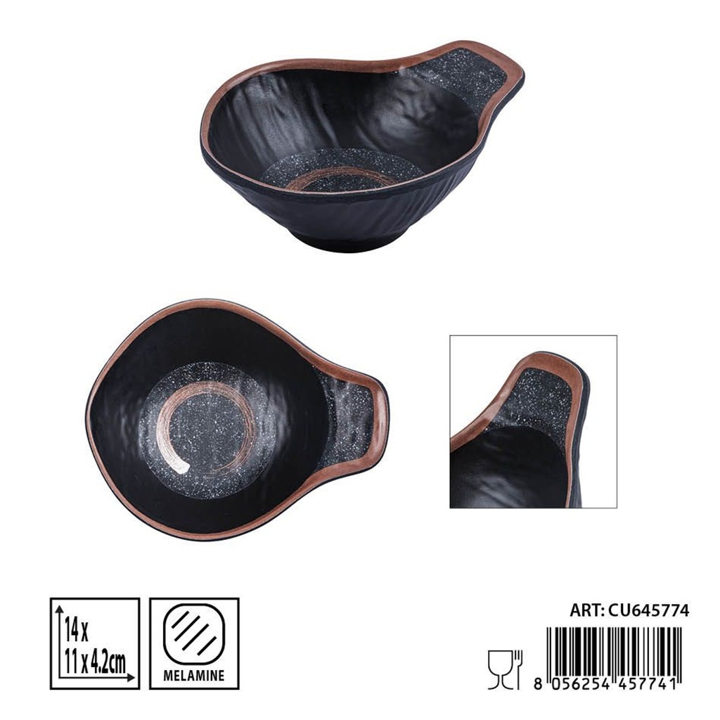 Bol de melamina 14x11x4.2 cm - Accesorios de cocina