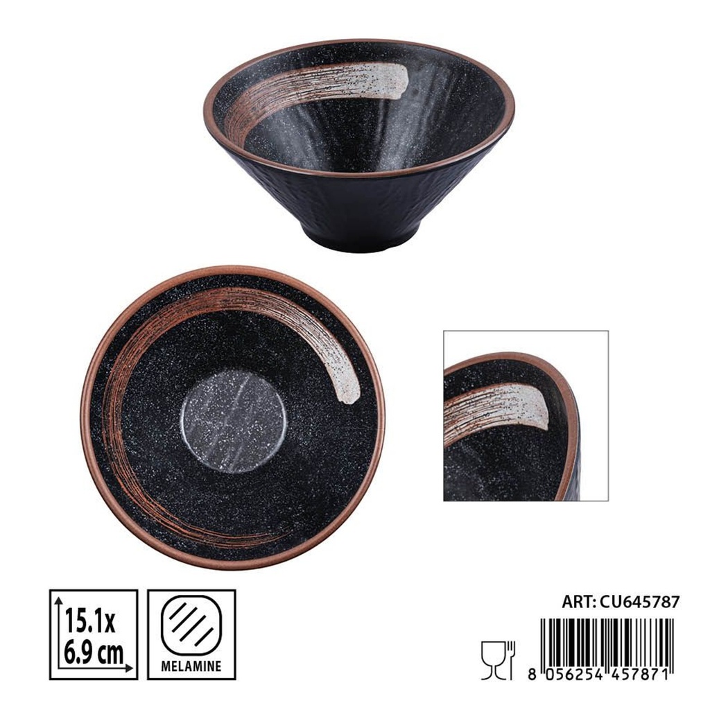 Bol de melamina 6 pulgadas 15.1X6.9 cm - Accesorios de cocina