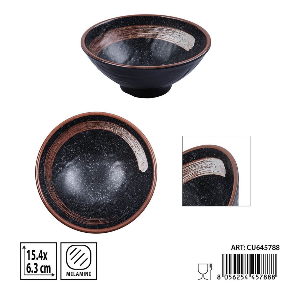 Bol de melamina 15.4x6.3 cm - Accesorios de cocina y menaje