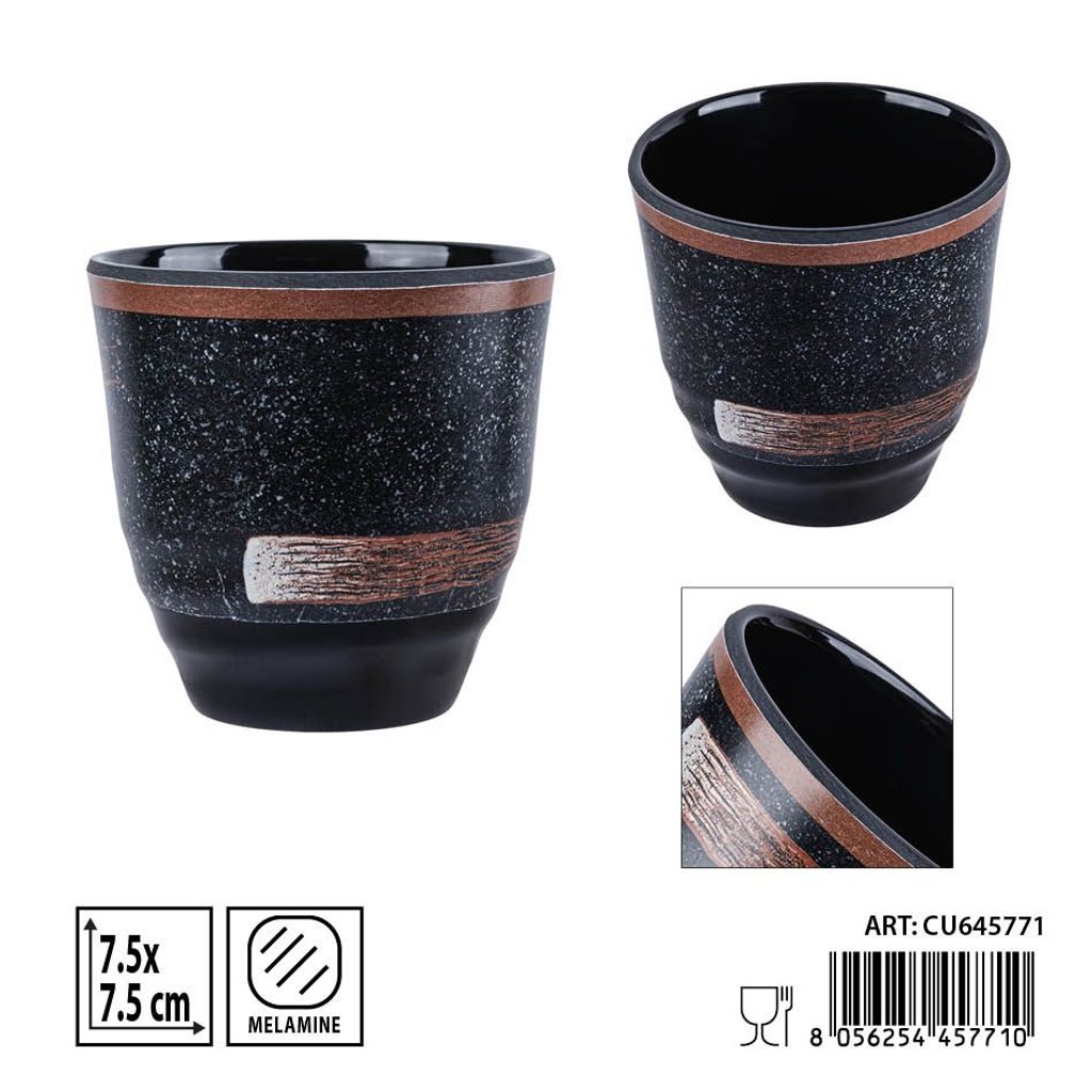 Vaso de melamina 7.5x7.5 cm - Utensilios de cocina y recipientes