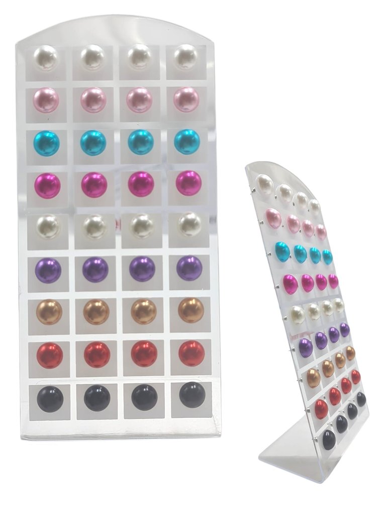Pendientes con perla surtido 12 mm 18/P Mons - Joyería y bisutería