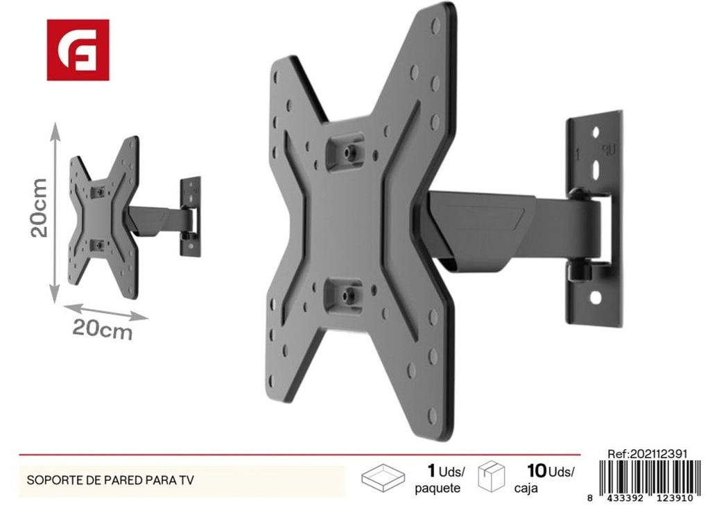 SOPORTE DE PARED PARA TV - Soportes para televisores