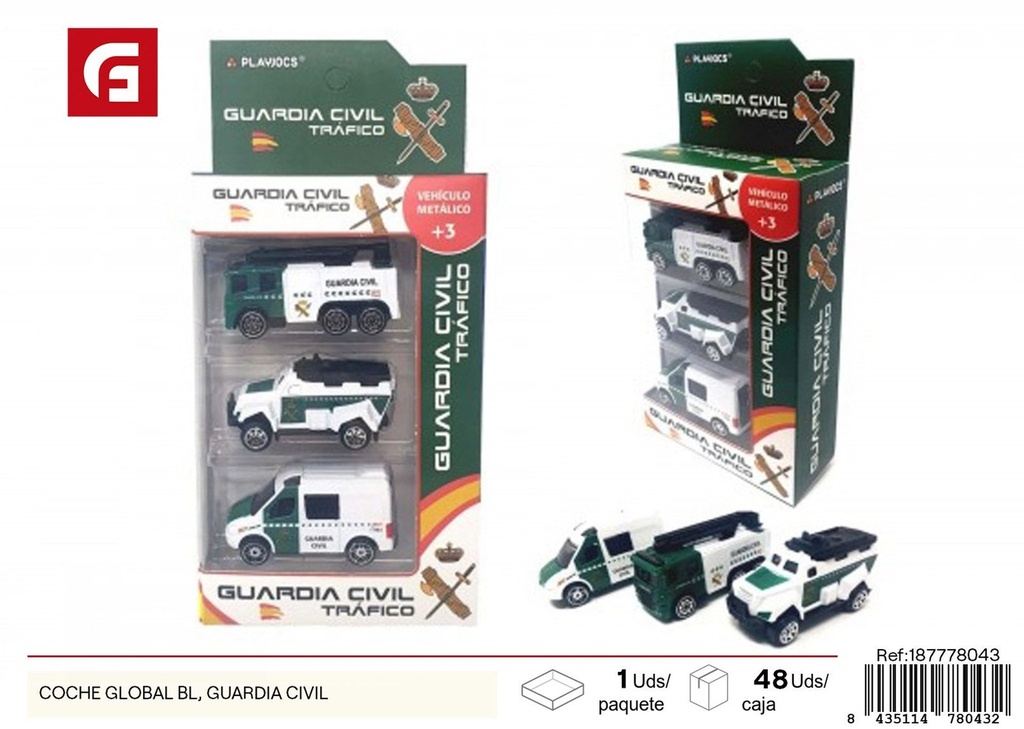 Coche de juguete global BL, Guardia Civil - Juguetes y vehículos