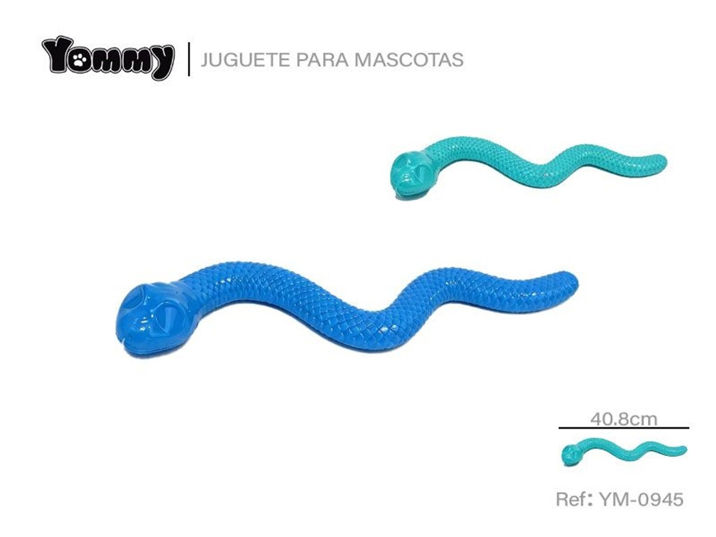 Juguete de goma para mascotas que dispensa comida 40.8x5.5x4.5 cm - Accesorios para mascotas