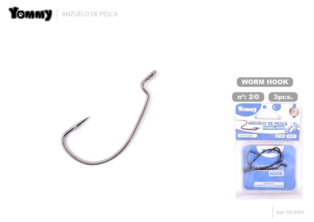 Anzuelo de pesca 2/0 - Artículos de pesca
