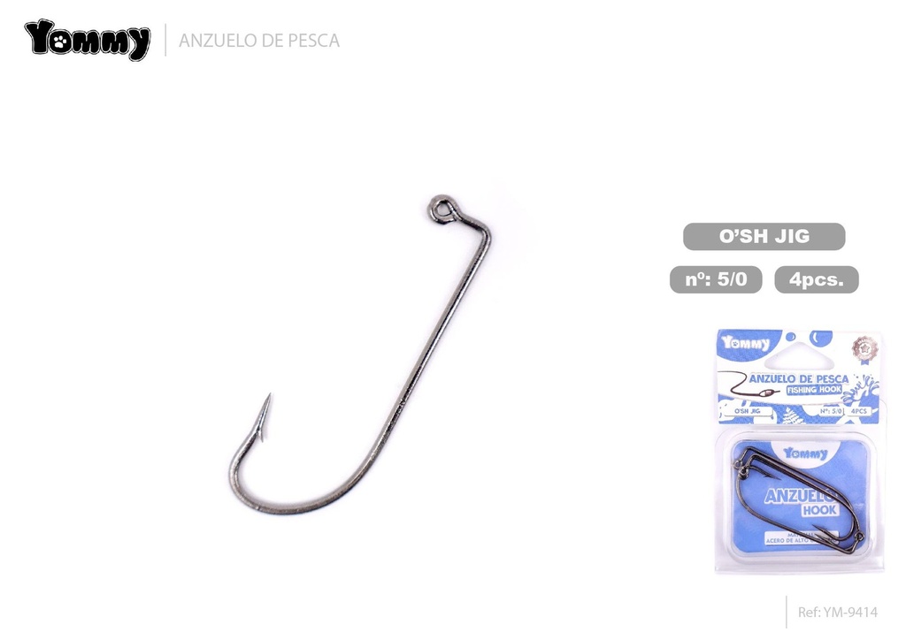 Anzuelo de pesca con anillo 8 - Artículos de pesca