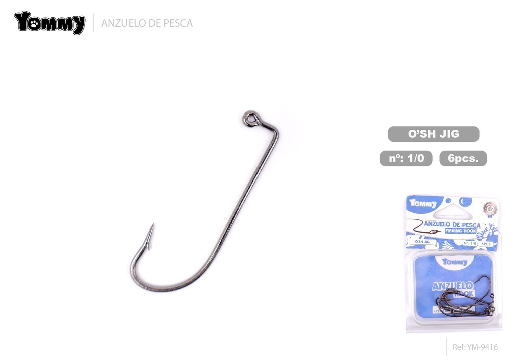 Anzuelo de pesca OJ 1/0 - Artículos de pesca