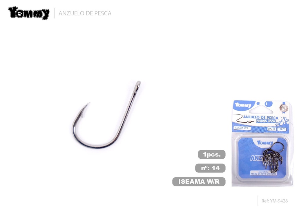 Anzuelo de pesca con anillo 14 - Artículos de pesca