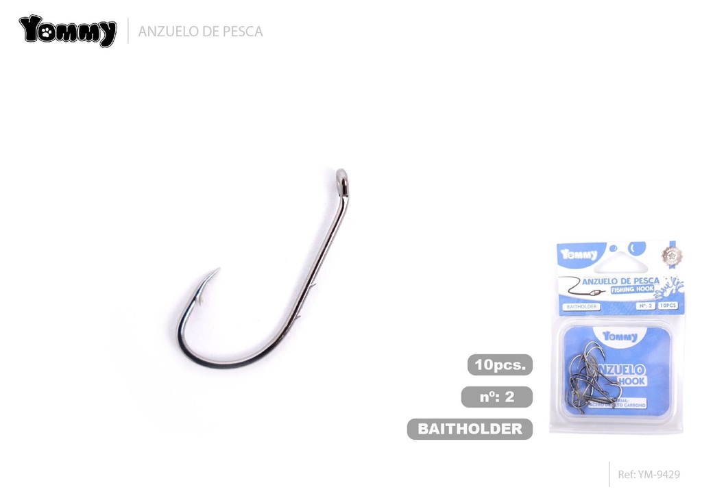 Anzuelo de pesca con cabeza en ángulo 2 - Artículos de pesca