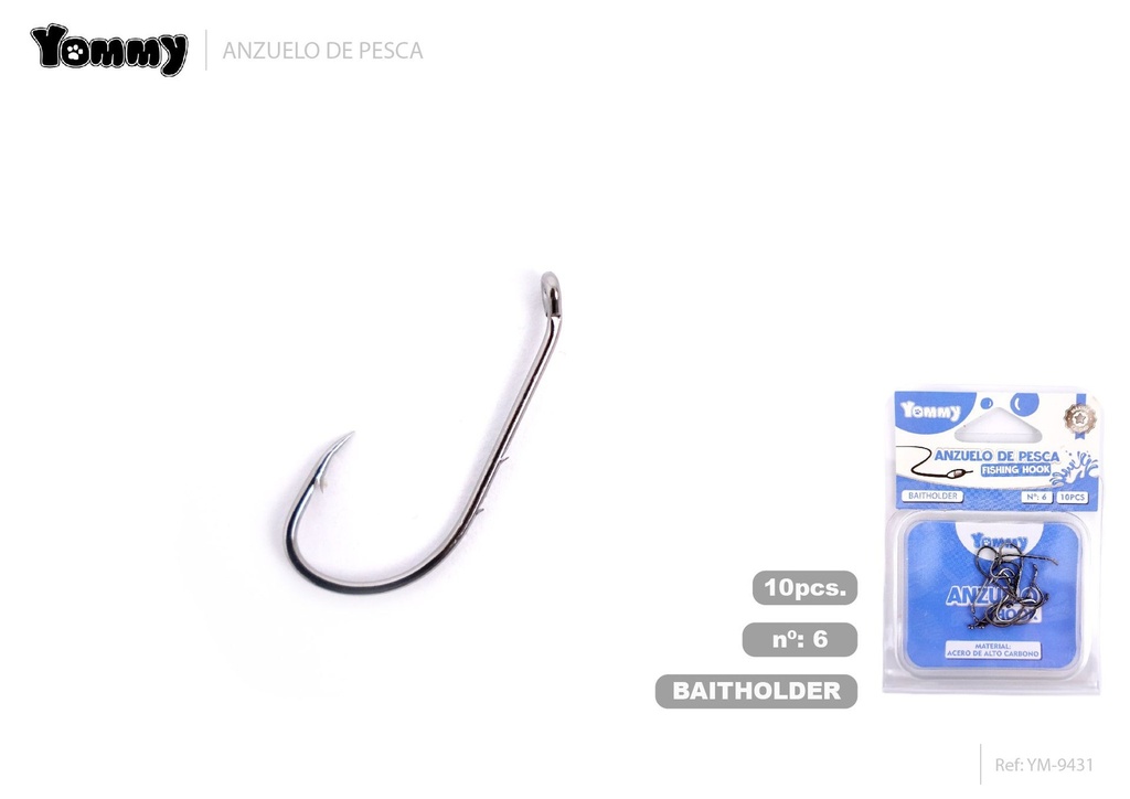 Anzuelo de pesca con cabeza en ángulo 6 - Artículos de pesca