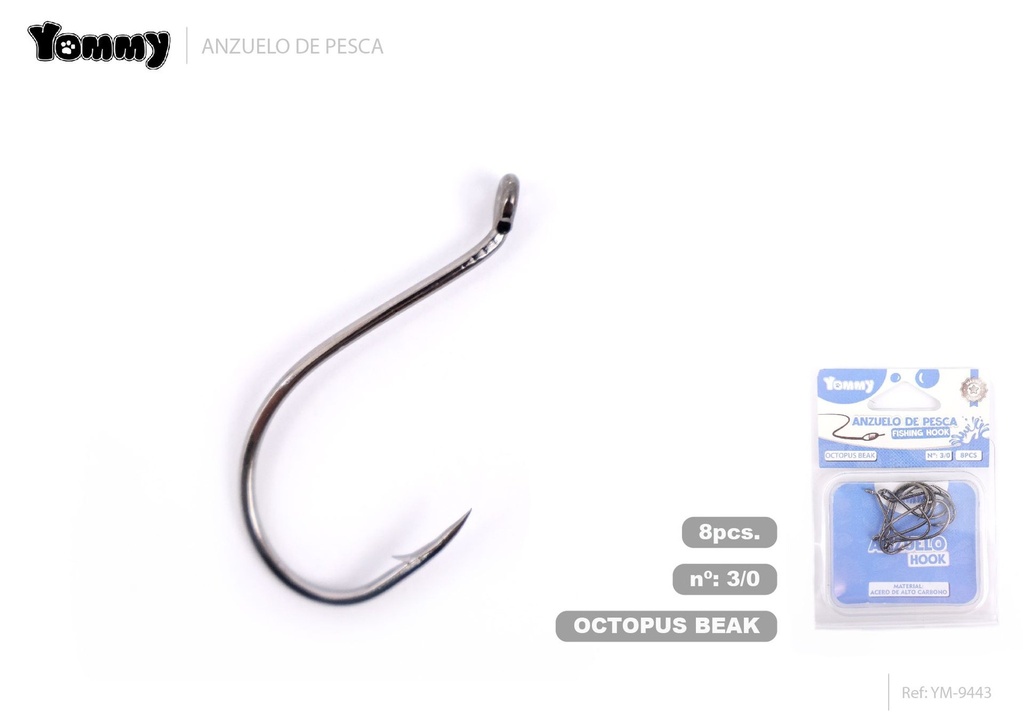 Anzuelo de pesca con anillo 3/0 - Accesorios para pesca
