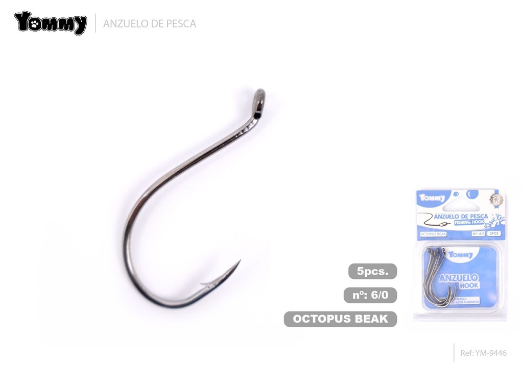 Anzuelo de pesca con anillo 6/0 - Accesorios para pesca