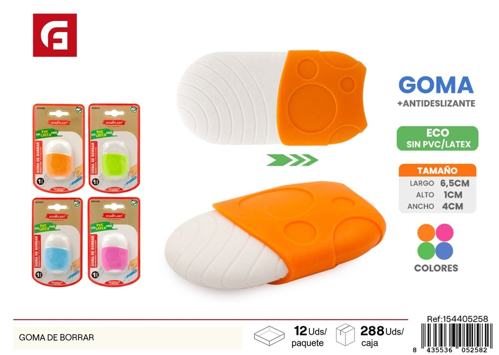 Goma de borrar - Material escolar básico