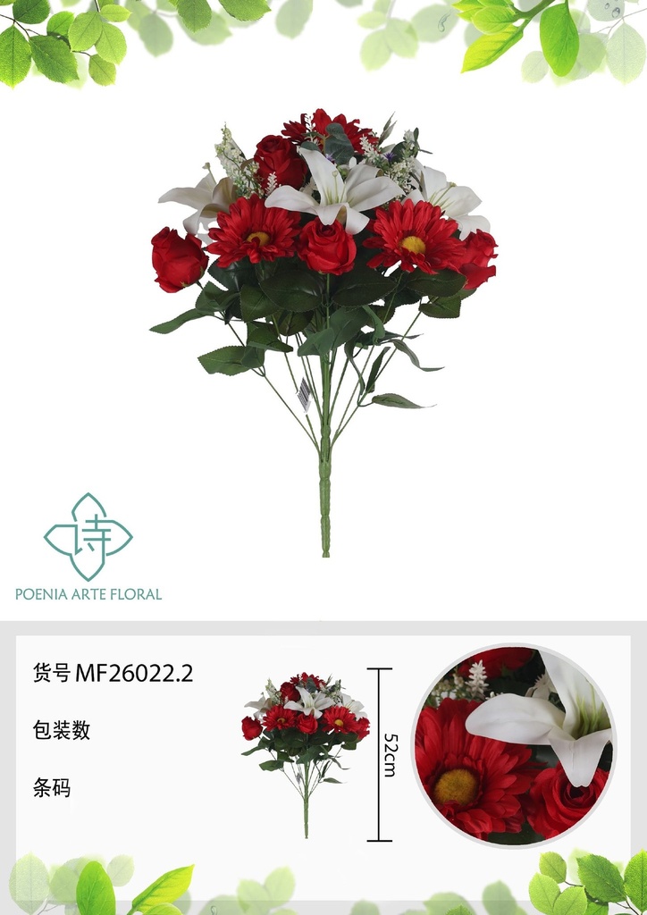Ramo de flores artificiales MF26022.2 (8435588807512)