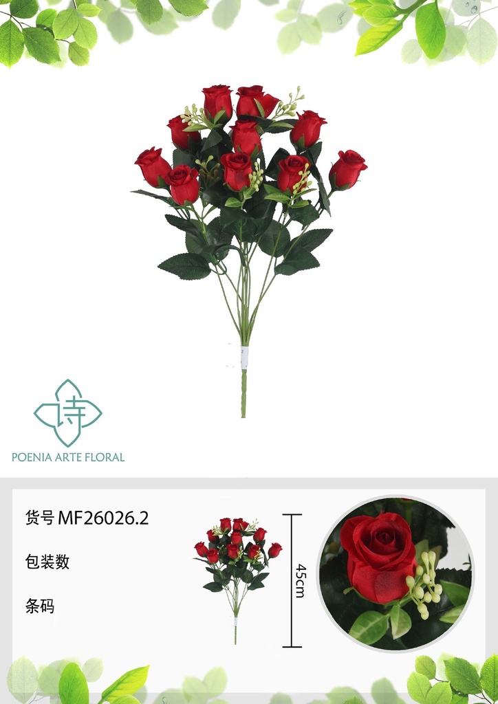 Ramo de flores artificiales MF26026.2 (8435588807659)