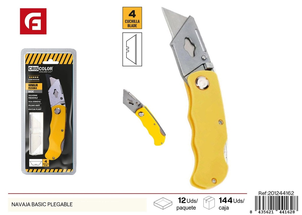 Navaja basic plegable - Herramientas de ferretería