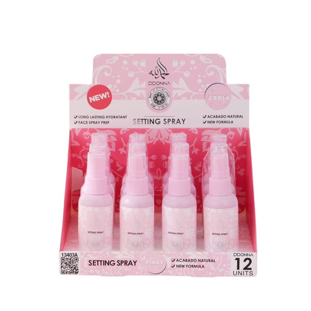 Spray fijador maquillaje Pinky 12/u - Cosméticos y cuidado de la piel