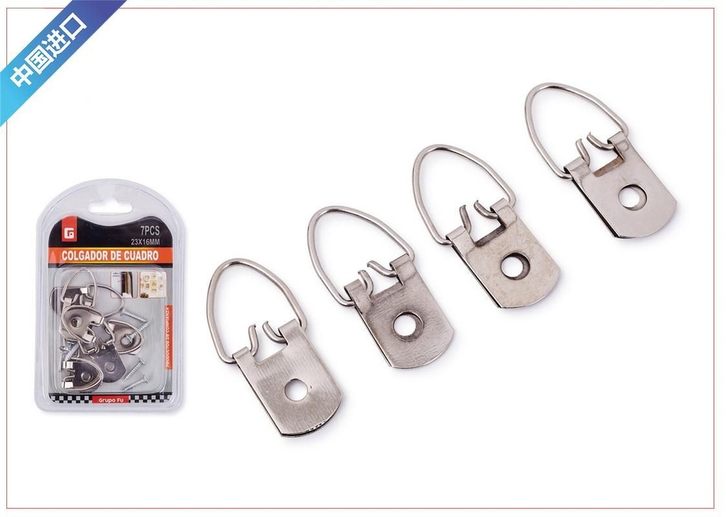 Anilla colgador de 2.3x1.6 cm - Accesorios de ferretería