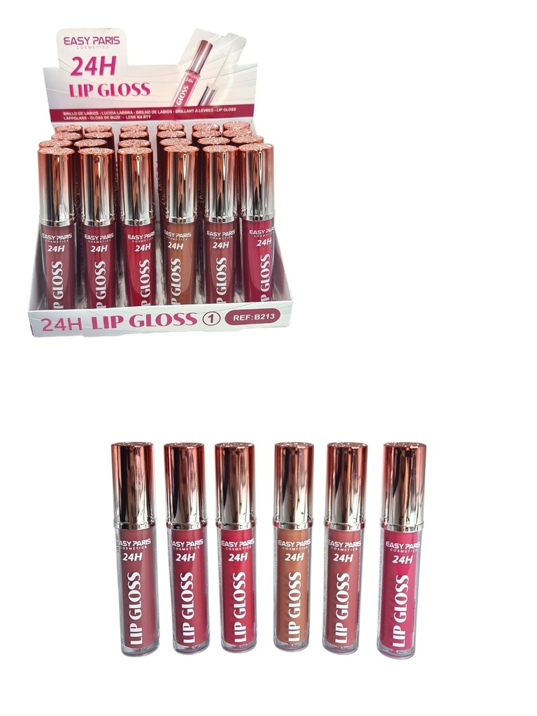 Baño de labios fijo (estuche de 24) - Cosméticos de labios