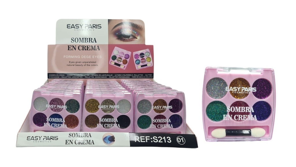 Cremas glitter (estuche de 24) - Cosméticos de maquillaje