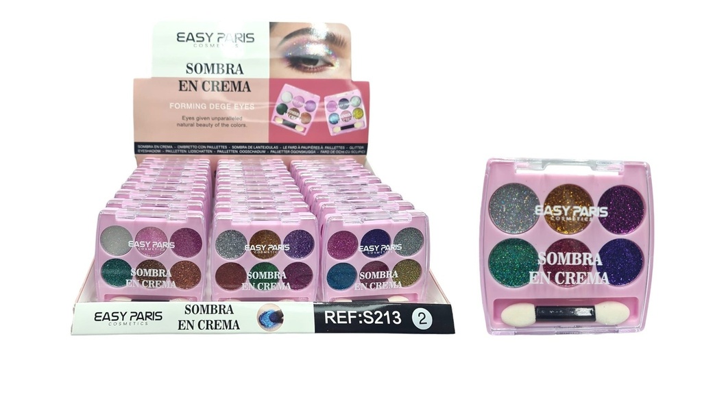 Cremas glitter (estuche de 24) - Cosméticos de maquillaje