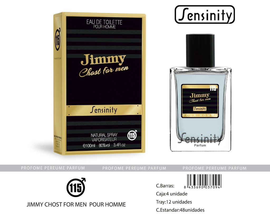 Perfume Jimmy Chast pour homme Sensinity - Fragancia masculina de lujo