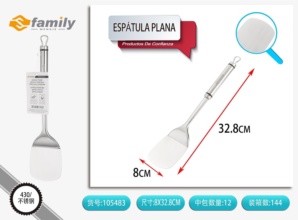 Espátula plana 430 - Utensilios de cocina