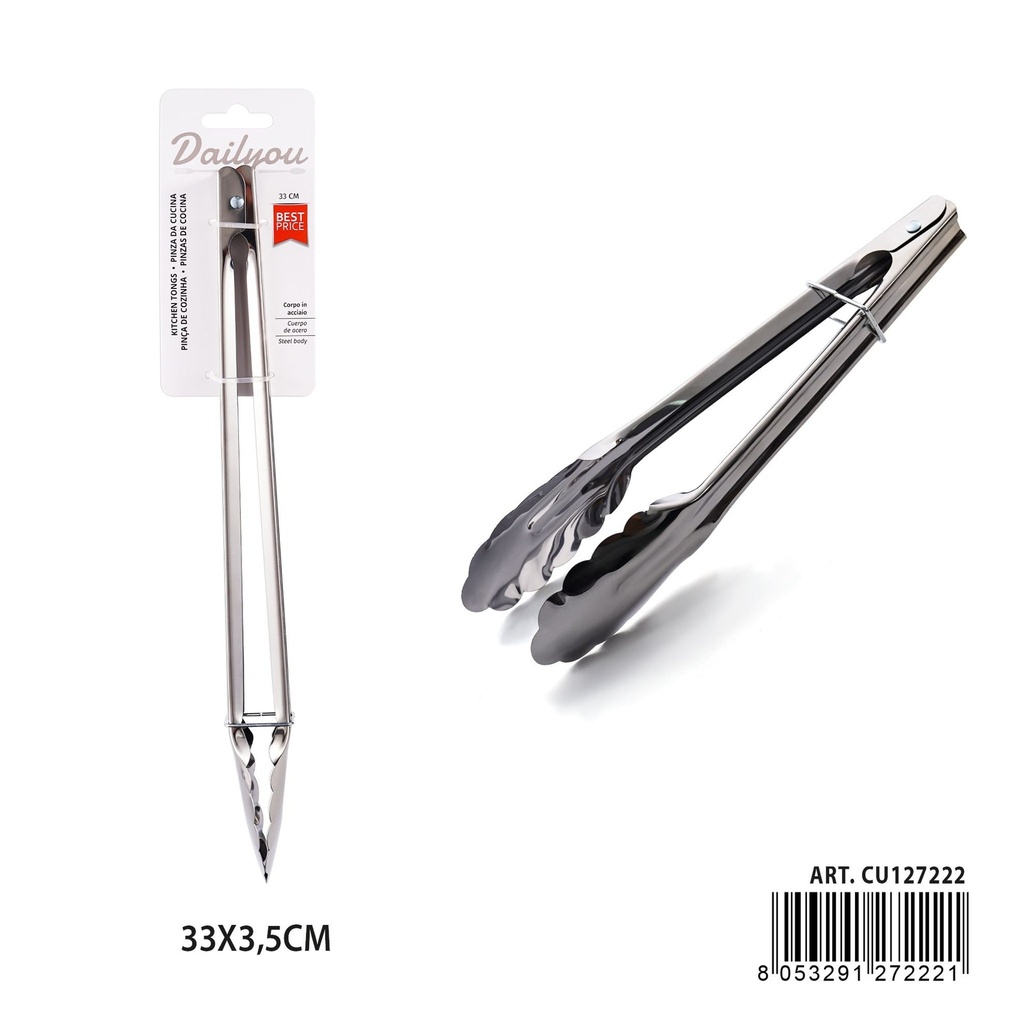 Pinza de cocina primavera 13 pulgadas 33x3.5 cm - Utensilios de cocina y herramientas culinarias