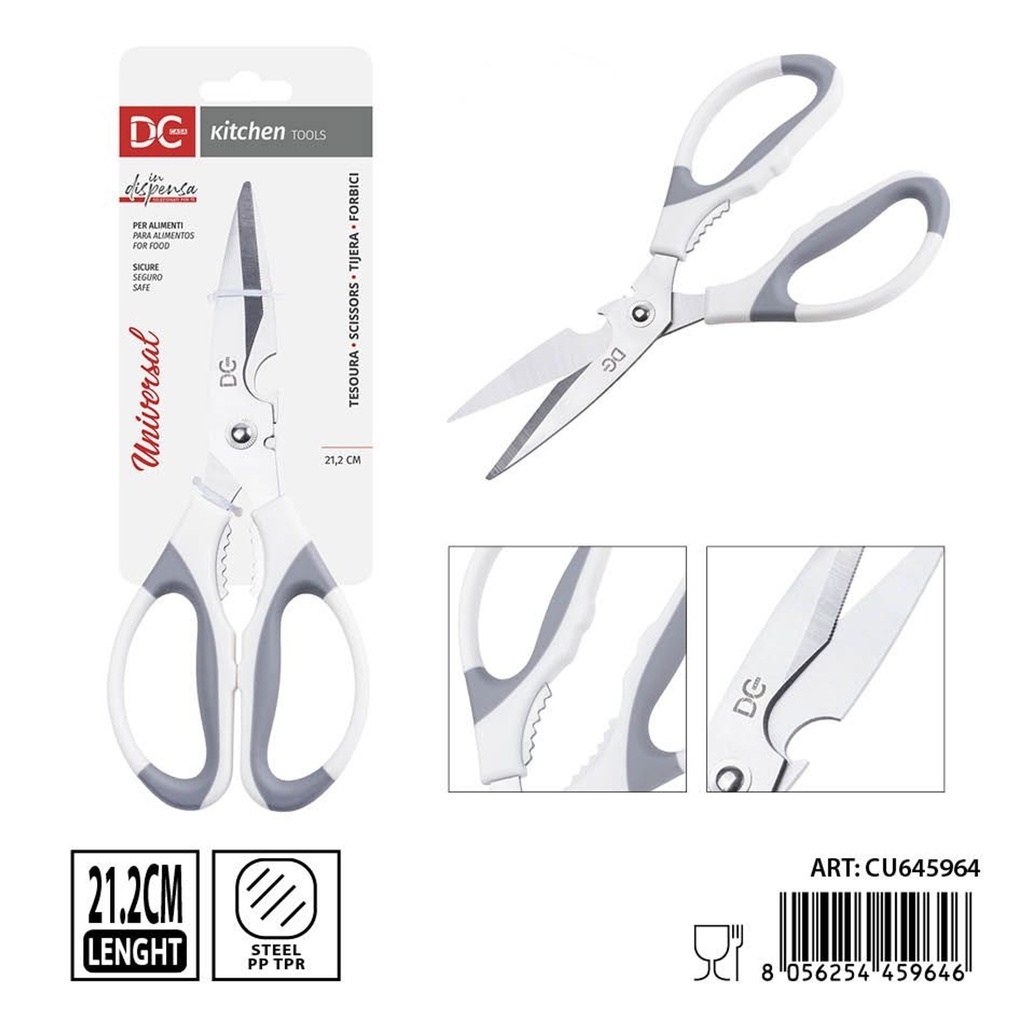 Tijera multiuso 21.2x8.5 cm - Utensilios de cocina