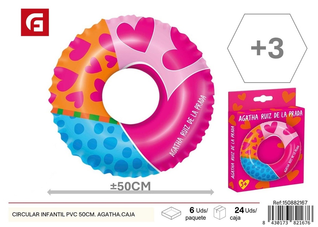 Círculo infantil PVC 50 cm - Agatha