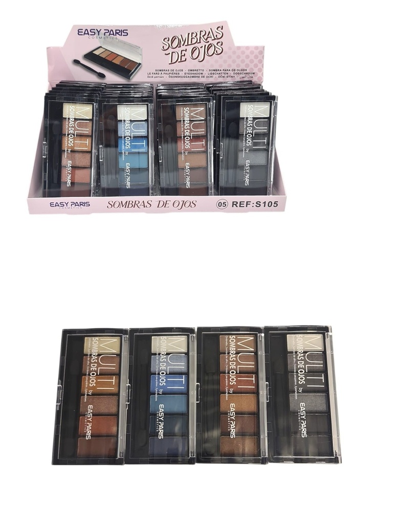 Sombra de ojos 24 unidades - Cosméticos y maquillaje para el rostro
