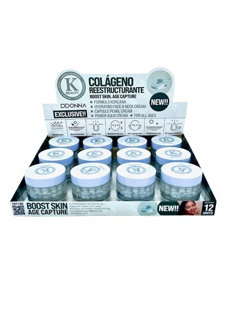 Crema facial colágeno - Tratamiento de belleza y cuidado facial