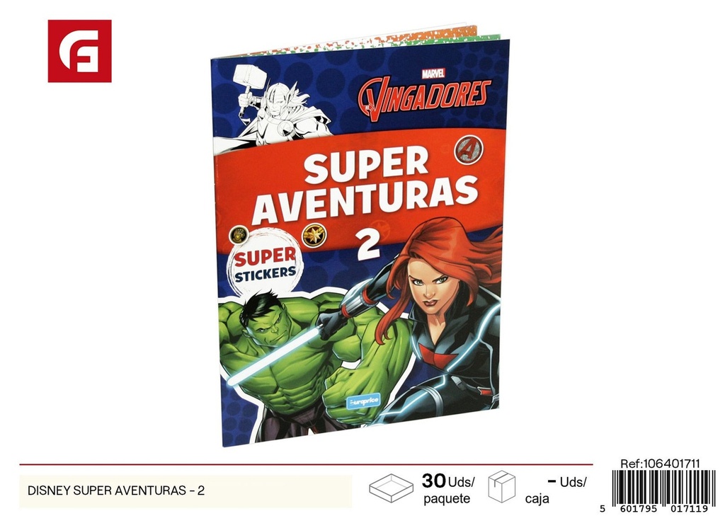 Libro Disney super aventuras 2 - Material escolar