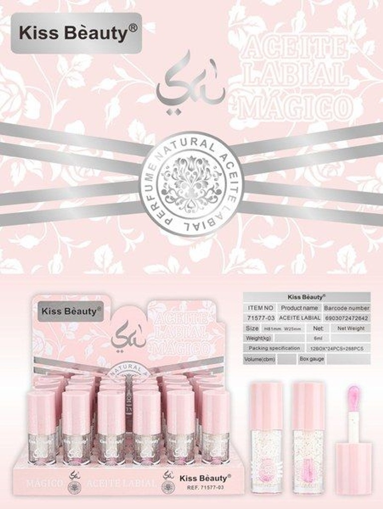 Aceite labial mágico 24 unidades K.BEAUTY - Productos estacionales