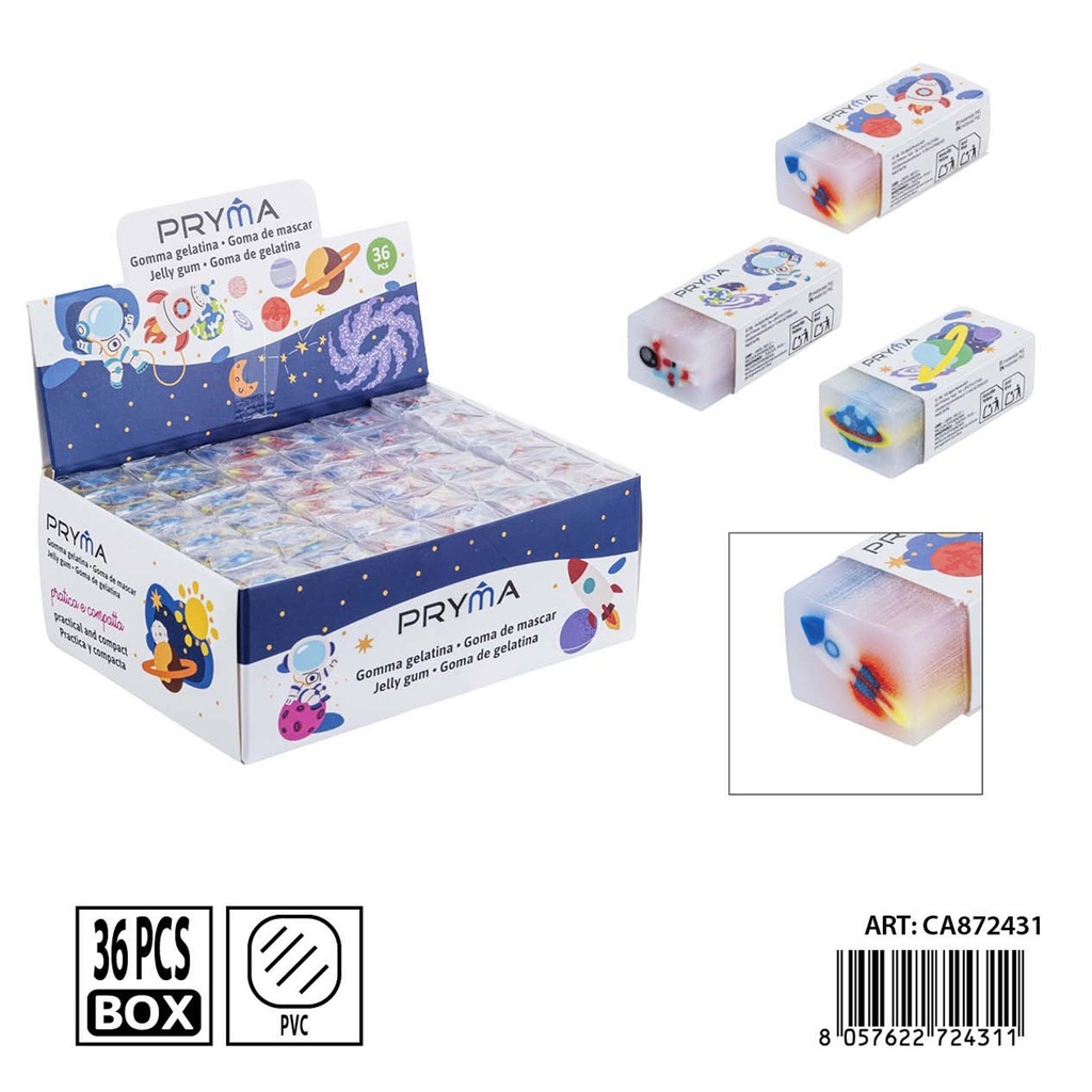 Goma de borrar PRYMA en forma de espacio 4.5x2x1.5 cm - Papelería y borradores