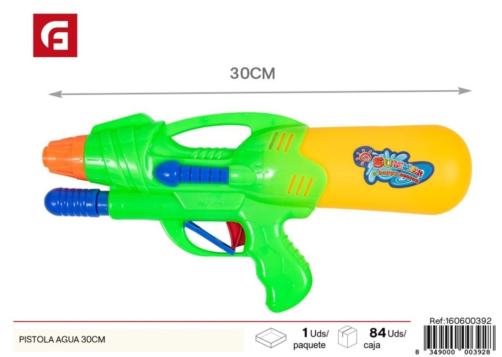 Pistola de agua de 30 cm - Productos de verano y pistolas de agua